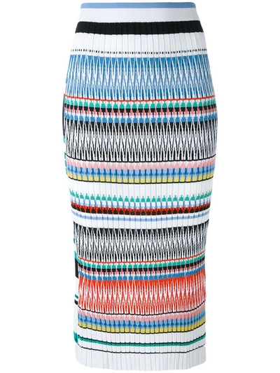 Ports 1961 Striped Pencil Skirt
