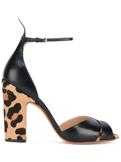Shop Francesco Russo Chunky 'hill' Leopardprint Sandals