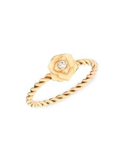 Shop Piaget Rose Diamond & 18k Rose Gold Ring