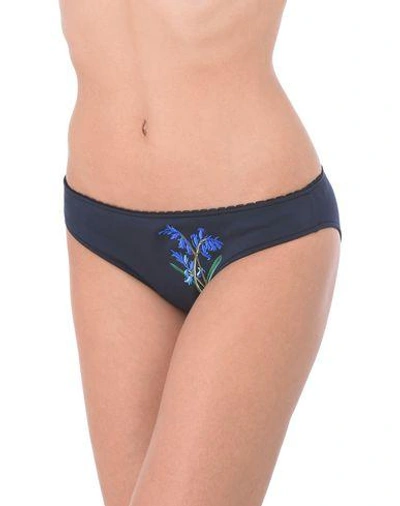 Shop Stella Mccartney Swim Briefs In Dark Blue