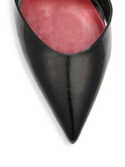 Shop Diane Von Furstenberg Laredo Leather Pumps In Black