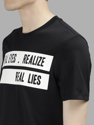 Shop Givenchy Men's Black Real Eyes T-shirt