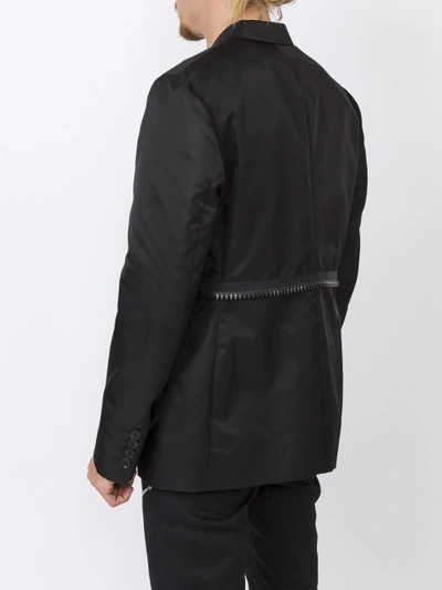 Shop Givenchy Zip Detail Mid-length Coat