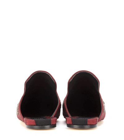 Shop Sanayi313 Multi Ragno Embellished Slippers In Red