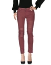 Pinko Casual Pants In Maroon