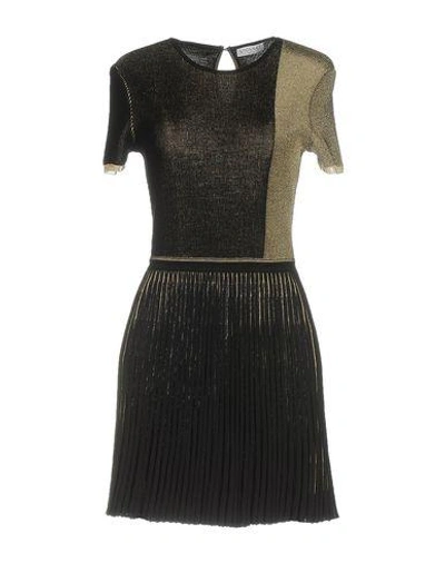 Vionnet Short Dress In Platinum