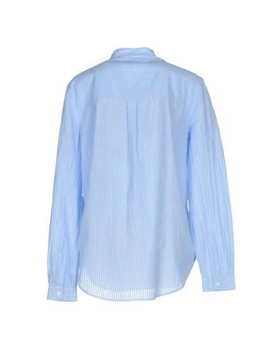 Shop Ymc You Must Create Blouses In Sky Blue