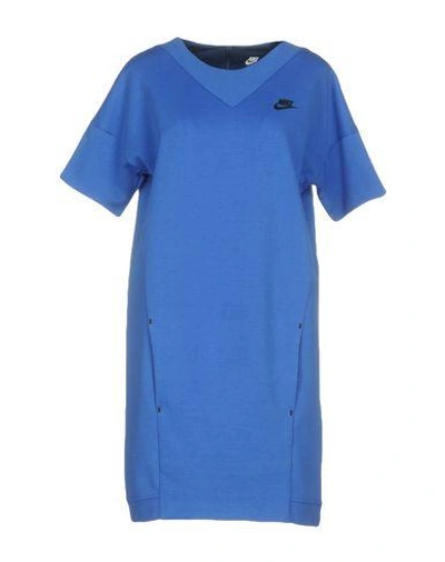 Nike Short Dress In Blue