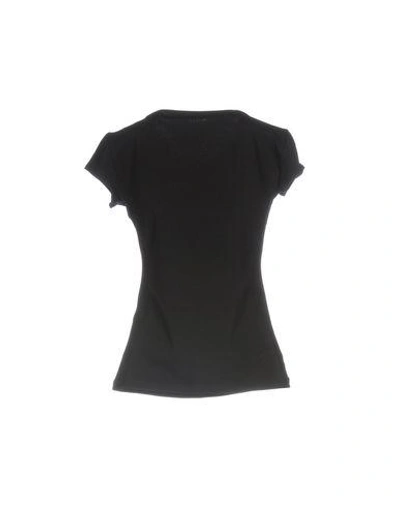 Shop Iceberg Woman T-shirt Black Size 2 Cotton, Elastane