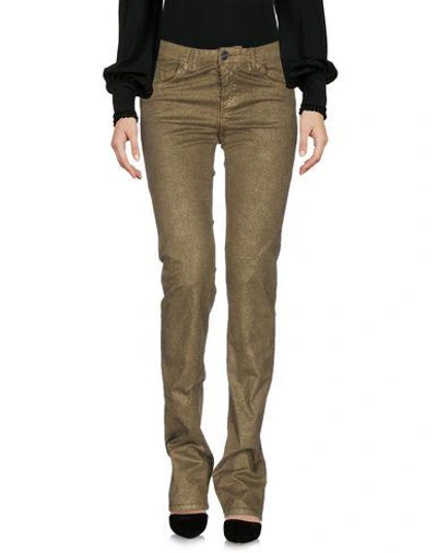Pinko Casual Pants In Military Green