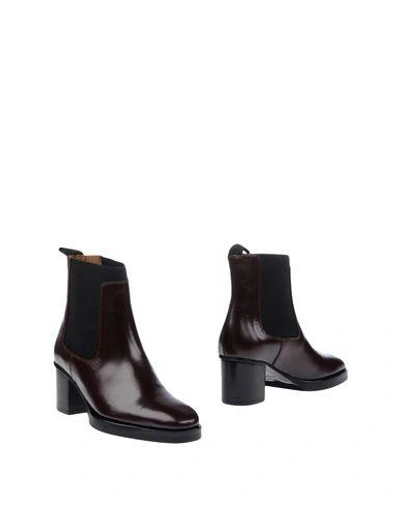 Shop Wood Wood Ankle Boots In Cocoa