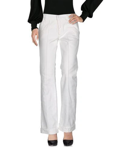 Shop Golden Goose Casual Pants In White