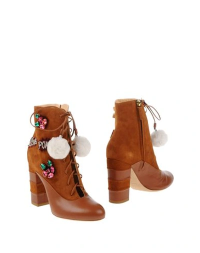 Gedebe Ankle Boot In Brown