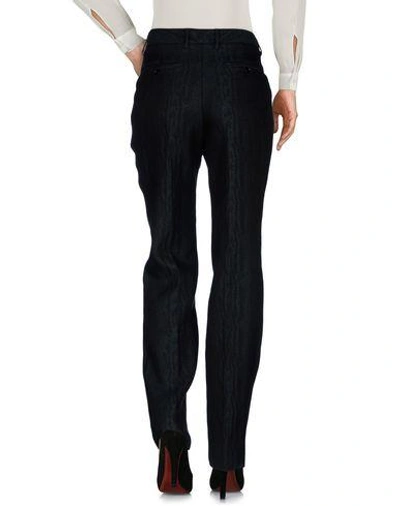 Shop John Galliano Casual Pants In Black