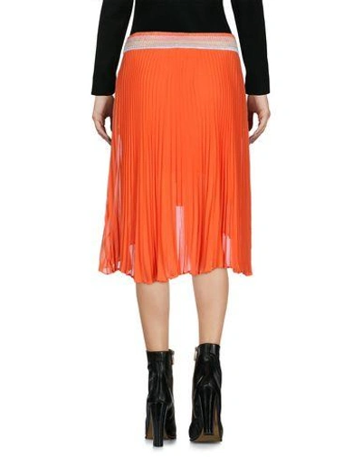 Shop Pinko Mini Skirts In Orange