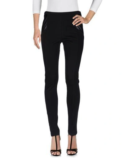 Michael Michael Kors Stretch Twill Leggings In Black