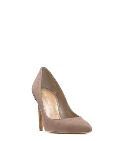 Shop Stuart Weitzman The Legend Pump In Haze Beige Suede