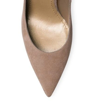 Shop Stuart Weitzman The Legend Pump In Haze Beige Suede