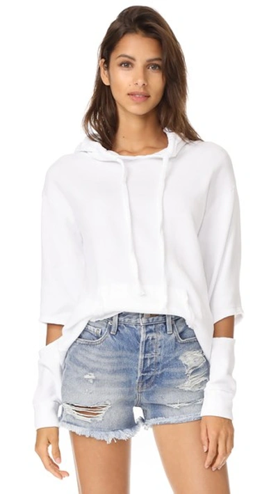 Lna Axel Hoodie In White