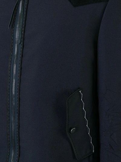 Shop Lanvin Zipped Jacket In Blue