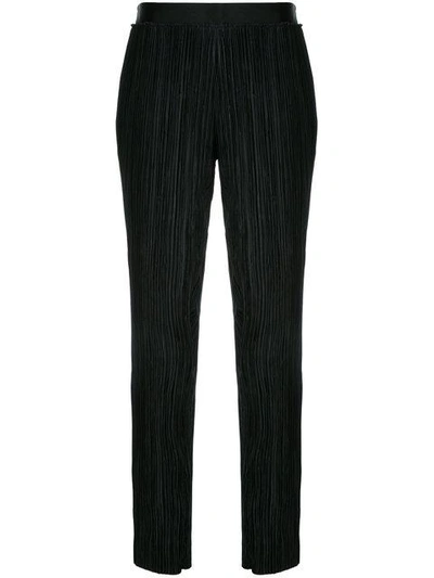 Haider Ackermann Pleated Straight-leg Trousers In Black