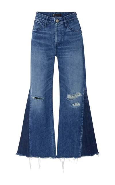 3x1 Higher Ground Gusset Jeans In Blue