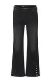 3X1 Midway Dot Mid-Rise Flared Jeans