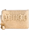 ANYA HINDMARCH 'Graduation' large pouch,LEATHER100%