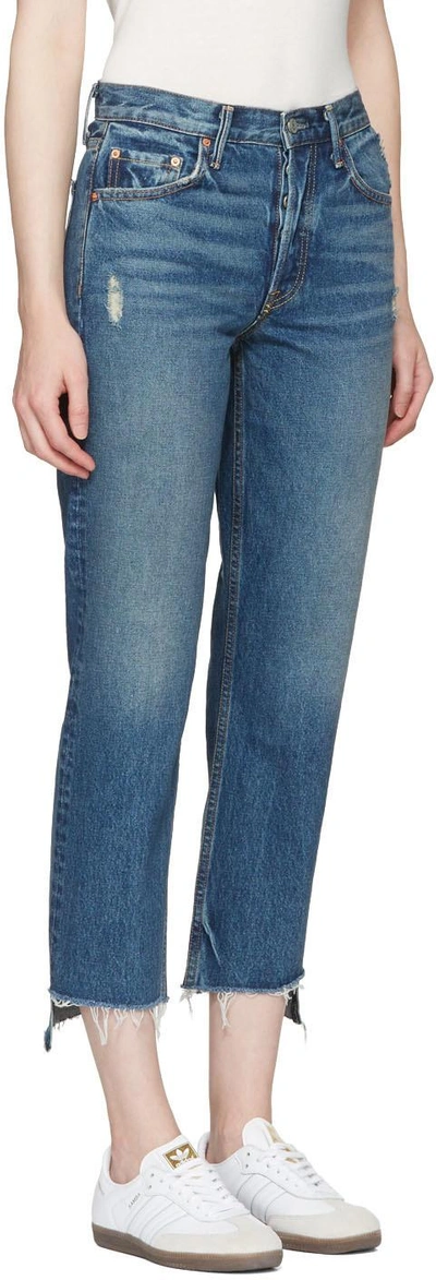 Shop Grlfrnd Blue Helena Jeans In G53 Close To You