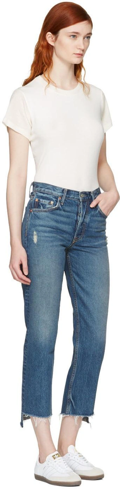 Shop Grlfrnd Blue Helena Jeans In G53 Close To You