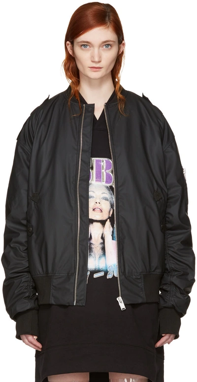 Misbhv Black 'warszawa' 1980 Bomber Jacket