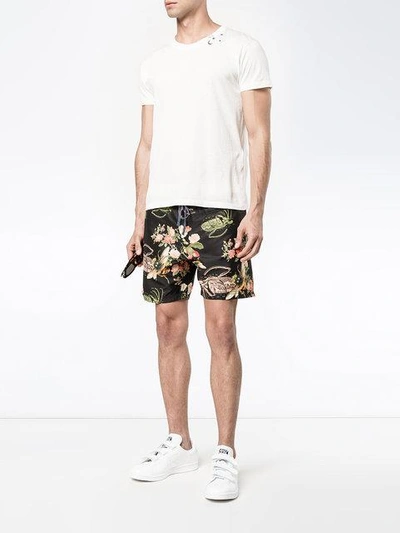 RIZ BOARDSHORTS BLACK BEE PRINT BURGH SWIM SHORTS RIZSS17BUR0712116690