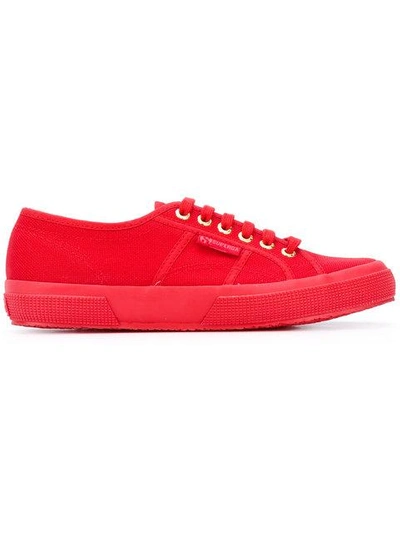 Shop Superga Classic Lace-up Sneakers In Red