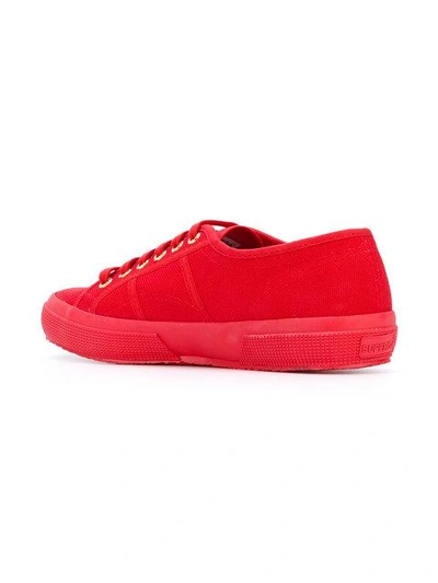 Shop Superga Classic Lace-up Sneakers In Red