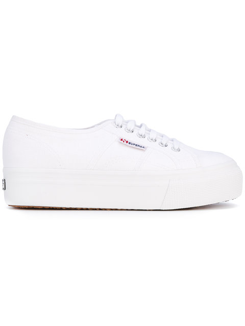Superga Acot Linea Platform Sneaker In White | ModeSens
