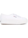 Shop Superga Sneakers Mit Plateausohle In White