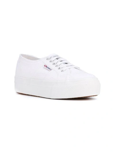 Shop Superga Sneakers Mit Plateausohle In White