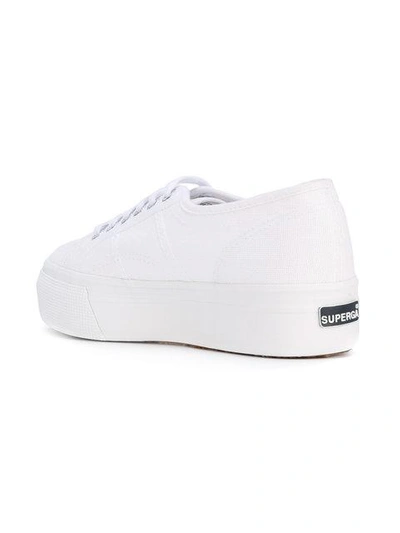 Shop Superga Sneakers Mit Plateausohle In White