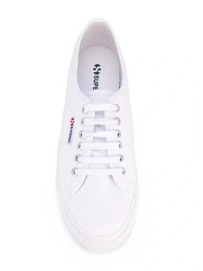 Shop Superga Sneakers Mit Plateausohle In White