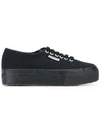 SUPERGA classic lace-up trainers,FOAMRUBBER100%
