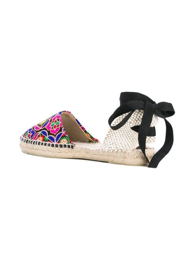 Shop Manebi Ankle Wrap Espadrilles