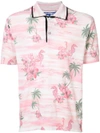 JUNYA WATANABE tropical print polo shirt,WSN002051