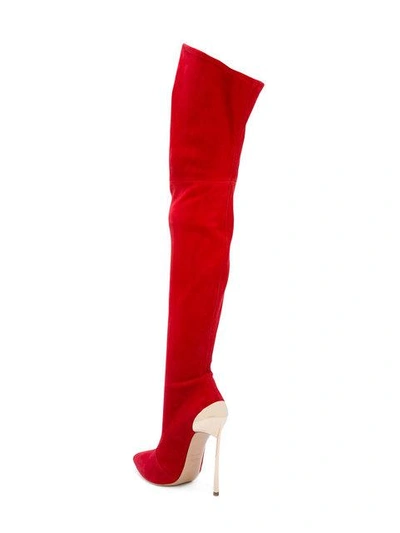 Shop Casadei Over-the-knee Boots