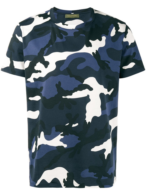 valentino camo t shirt