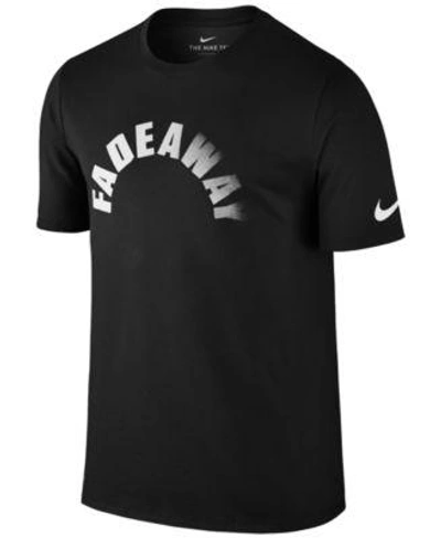Shop Nike Men's Dri-fit Graphic T-shirt In Black