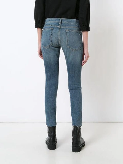 Shop Rag & Bone Skinny Cropped Jeans In Blue