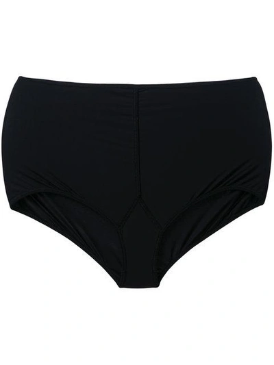 Shop Ann Demeulemeester Brief Shorts In Black