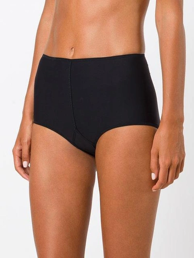 Shop Ann Demeulemeester Brief Shorts In Black