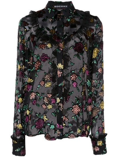 Rochas Embroidered Blouse