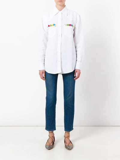 Shop Forte Couture Forte Dei Marmi Couture Thelma Shirt - White